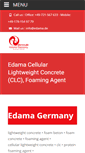 Mobile Screenshot of edama.de
